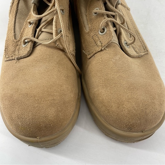 Belleville Mens Size 8 W Desert Tan Steel Toe Military Combat Boots - Picture 5 of 7
